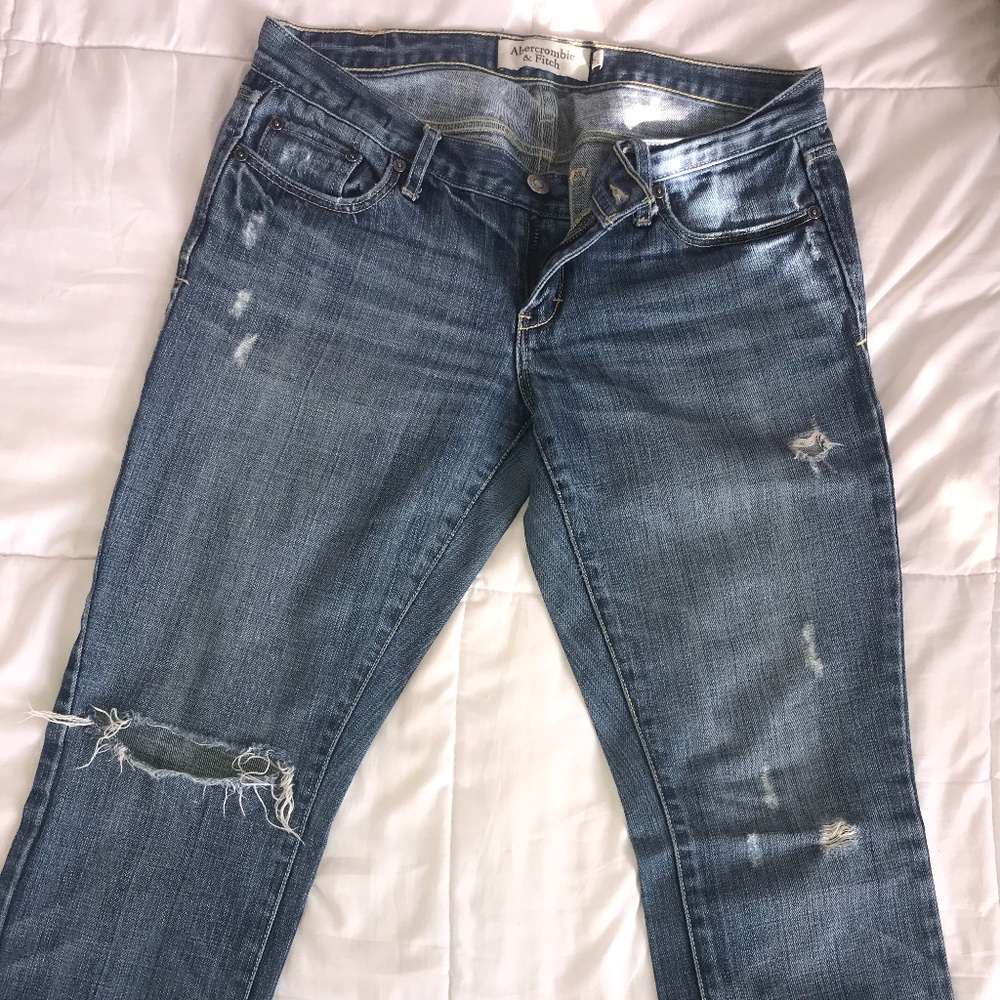 Abercrombie & Fitch Low Rise Denim Jeans